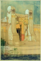 Entwurf für das Ausstellungsgebäude der Wiener Secession